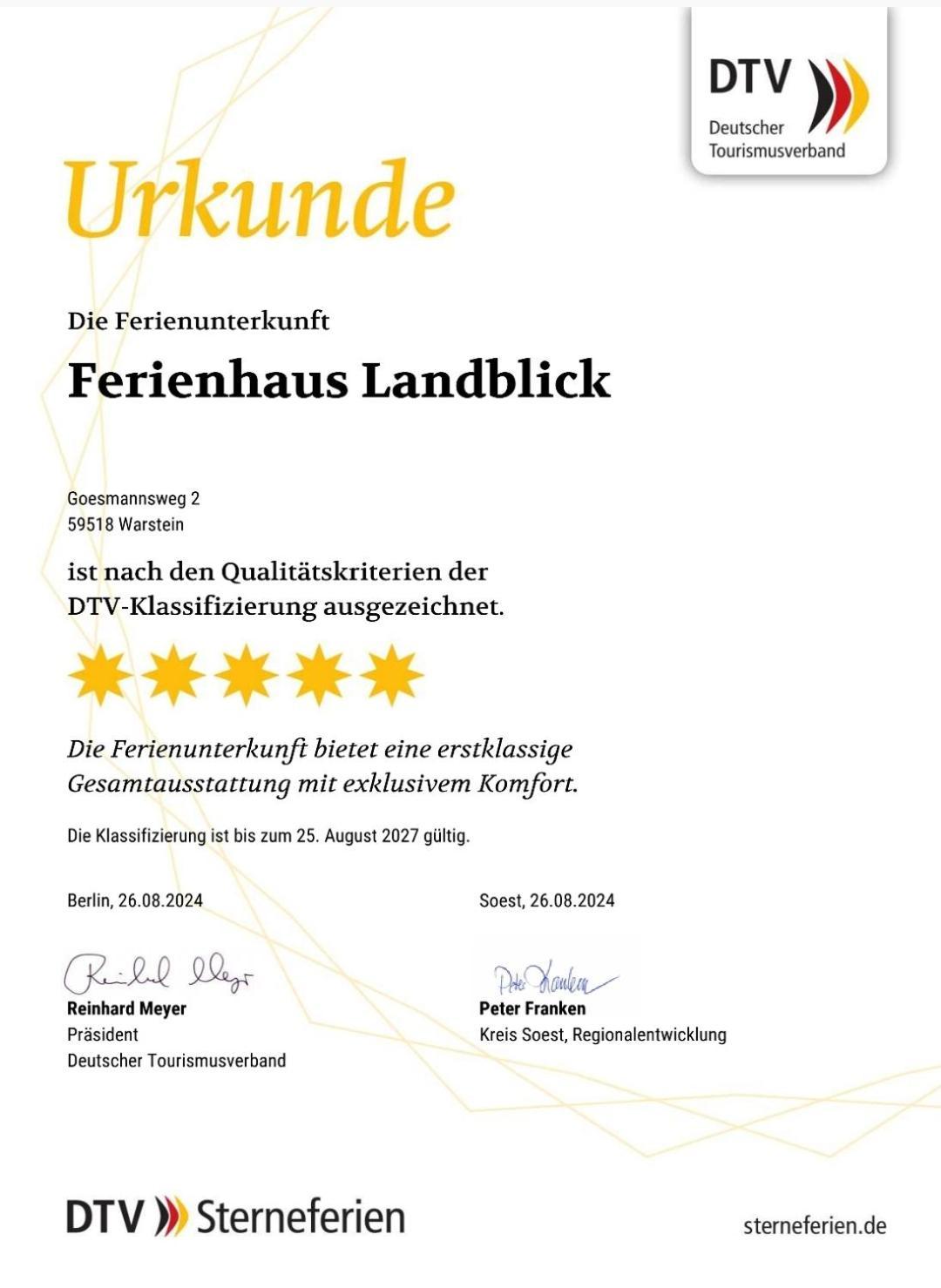 Ferienhaus Landblick Варштайн Екстер'єр фото